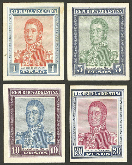 Lot 138 - Argentina general issues -  Guillermo Jalil - Philatino Auction # 2326 ARGENTINA: Small but powerful and fun auction!