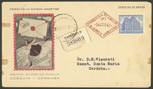 Lot 267 - Argentina general issues - Guillermo Jalil - Philatino Auction # 2326 ARGENTINA: Small but powerful and fun auction! Lot 267 - Argentina general issues - Guillermo Jalil - Philatino Auction # 2326 ARGENTINA: Small but powerful and fun auction!
