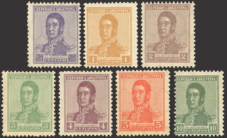 Lot 137 - Argentina general issues -  Guillermo Jalil - Philatino Auction # 2326 ARGENTINA: Small but powerful and fun auction!