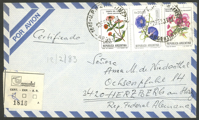Lot 676 - Argentina postal history - Guillermo Jalil - Philatino Auction # 2326 ARGENTINA: Small but powerful and fun auction! Lot 676 - Argentina postal history - Guillermo Jalil - Philatino Auction # 2326 ARGENTINA: Small but powerful and fun auction!
