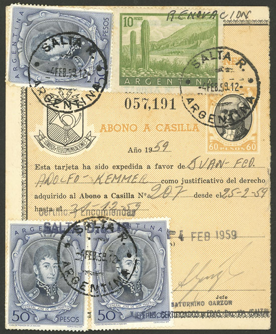 Lot 619 - Argentina Postal stationery - Guillermo Jalil - Philatino Auction # 2326 ARGENTINA: Small but powerful and fun auction! Lot 619 - Argentina Postal stationery - Guillermo Jalil - Philatino Auction # 2326 ARGENTINA: Small but powerful and fun auction!