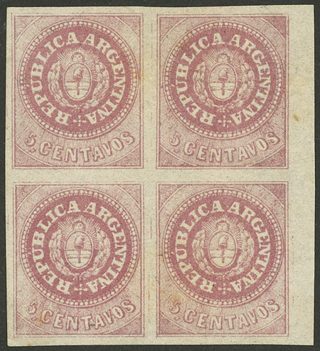 Lot 15 - Argentina escuditos -  Guillermo Jalil - Philatino Auction # 2326 ARGENTINA: Small but powerful and fun auction!