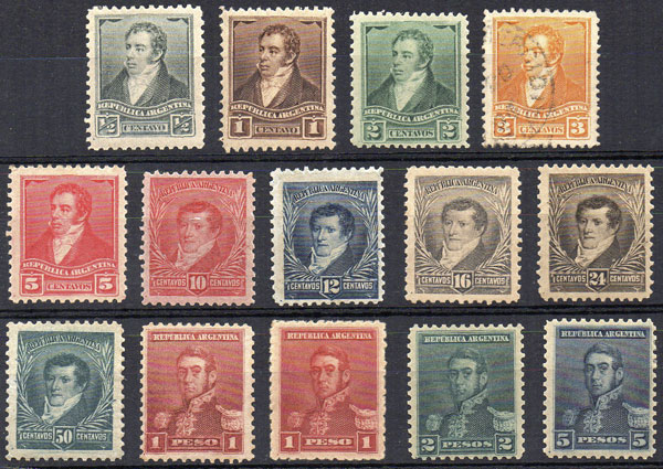 Lot 76 - Argentina general issues -  Guillermo Jalil - Philatino Auction # 2326 ARGENTINA: Small but powerful and fun auction!