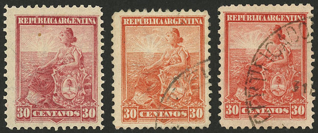 Lot 123 - Argentina general issues -  Guillermo Jalil - Philatino Auction # 2326 ARGENTINA: Small but powerful and fun auction!