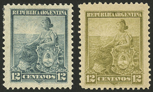 Lot 120 - Argentina general issues -  Guillermo Jalil - Philatino Auction # 2326 ARGENTINA: Small but powerful and fun auction!