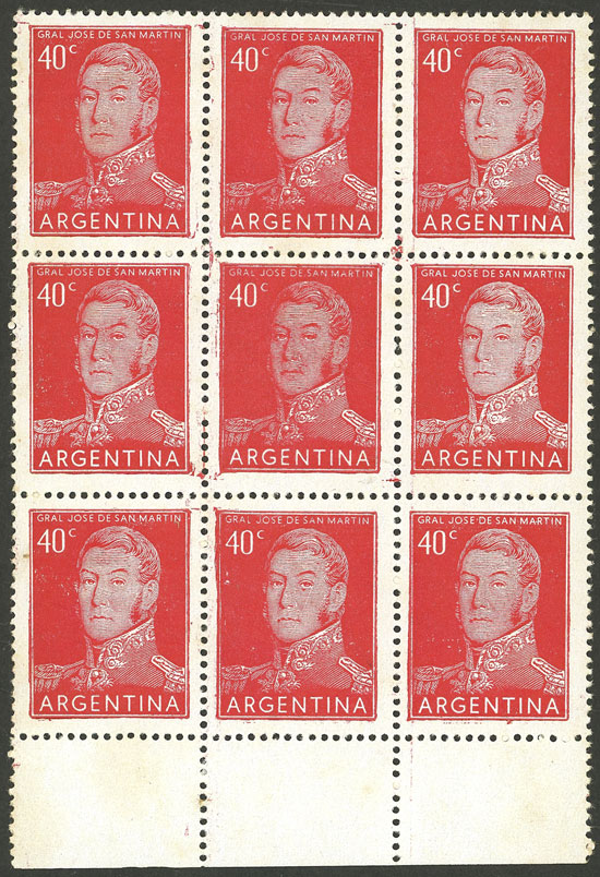 Lot 351 - Argentina general issues -  Guillermo Jalil - Philatino Auction # 2326 ARGENTINA: Small but powerful and fun auction!