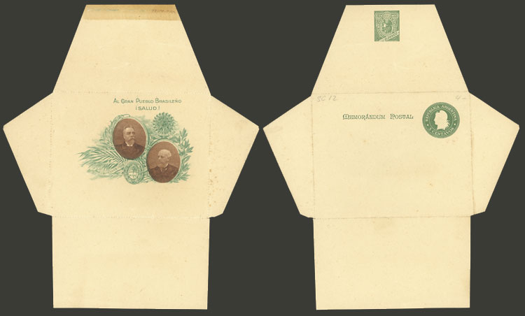 Lot 590 - Argentina Postal stationery -  Guillermo Jalil - Philatino Auction # 2326 ARGENTINA: Small but powerful and fun auction!