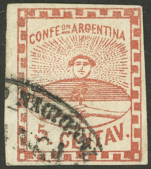 Lot 12 - Argentina confederation -  Guillermo Jalil - Philatino Auction # 2326 ARGENTINA: Small but powerful and fun auction!