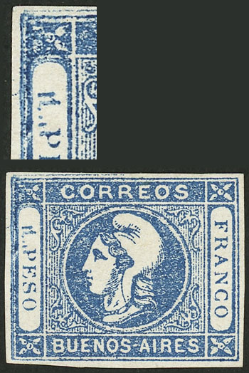 Lot 5 - Argentina cabecitas -  Guillermo Jalil - Philatino Auction # 2326 ARGENTINA: Small but powerful and fun auction!