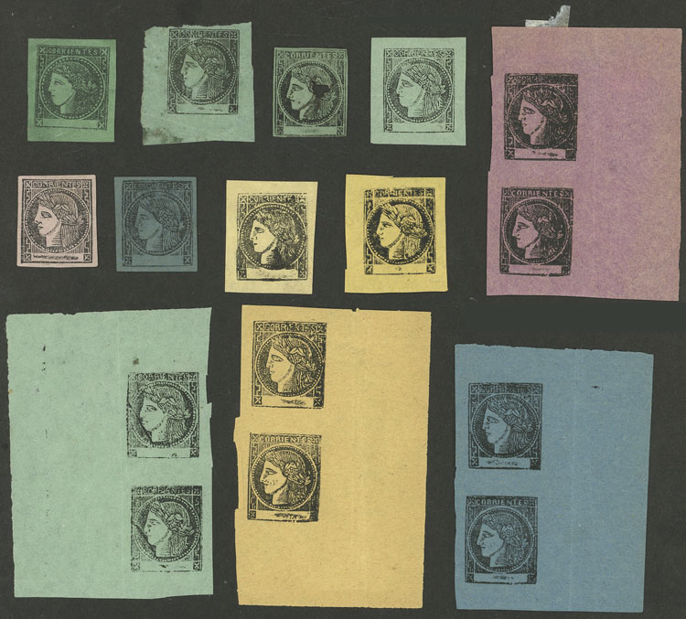 Lot 11 - Argentina corrientes -  Guillermo Jalil - Philatino Auction # 2326 ARGENTINA: Small but powerful and fun auction!