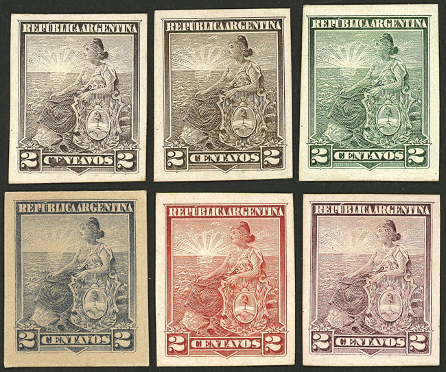 Lot 112 - Argentina general issues -  Guillermo Jalil - Philatino Auction # 2326 ARGENTINA: Small but powerful and fun auction!