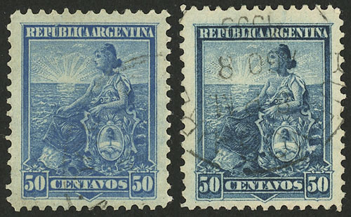 Lot 124 - Argentina general issues -  Guillermo Jalil - Philatino Auction # 2326 ARGENTINA: Small but powerful and fun auction!