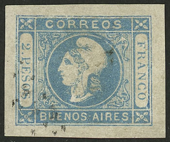 Lot 8 - Argentina cabecitas -  Guillermo Jalil - Philatino Auction # 2326 ARGENTINA: Small but powerful and fun auction!