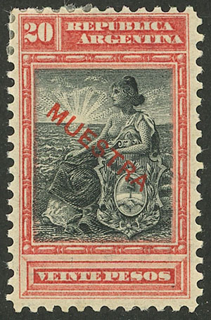 Lot 119 - Argentina general issues -  Guillermo Jalil - Philatino Auction # 2326 ARGENTINA: Small but powerful and fun auction!