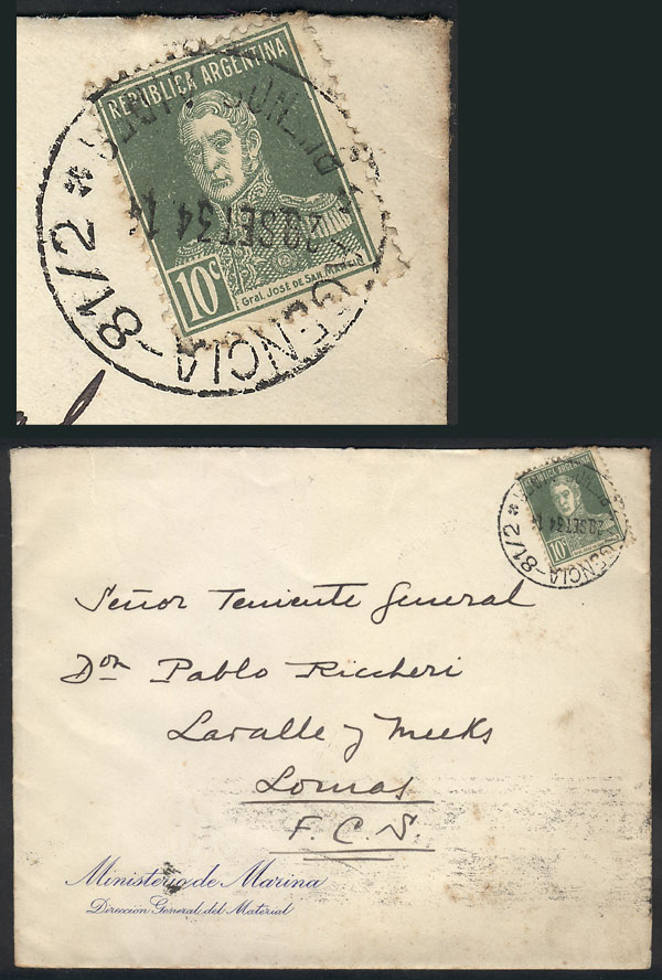 Lot 641 - Argentina postal history - Guillermo Jalil - Philatino Auction # 2326 ARGENTINA: Small but powerful and fun auction! Lot 641 - Argentina postal history - Guillermo Jalil - Philatino Auction # 2326 ARGENTINA: Small but powerful and fun auction!