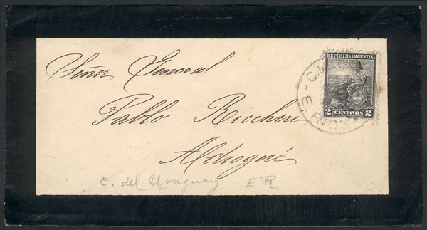 Lot 630 - Argentina postal history - Guillermo Jalil - Philatino Auction # 2326 ARGENTINA: Small but powerful and fun auction! Lot 630 - Argentina postal history - Guillermo Jalil - Philatino Auction # 2326 ARGENTINA: Small but powerful and fun auction!