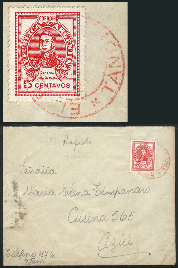 Lot 648 - Argentina postal history - Guillermo Jalil - Philatino Auction # 2326 ARGENTINA: Small but powerful and fun auction! Lot 648 - Argentina postal history - Guillermo Jalil - Philatino Auction # 2326 ARGENTINA: Small but powerful and fun auction!