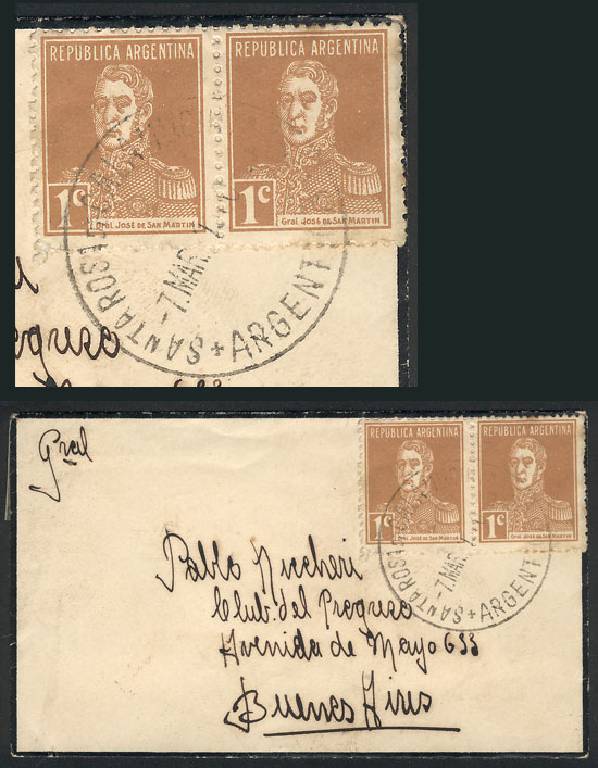 Lot 636 - Argentina postal history - Guillermo Jalil - Philatino Auction # 2326 ARGENTINA: Small but powerful and fun auction! Lot 636 - Argentina postal history - Guillermo Jalil - Philatino Auction # 2326 ARGENTINA: Small but powerful and fun auction!
