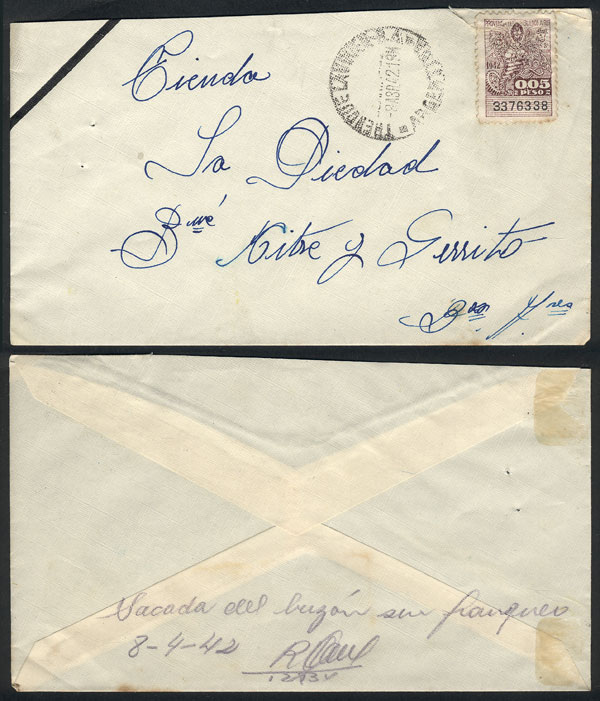 Lot 646 - Argentina postal history - Guillermo Jalil - Philatino Auction # 2326 ARGENTINA: Small but powerful and fun auction! Lot 646 - Argentina postal history - Guillermo Jalil - Philatino Auction # 2326 ARGENTINA: Small but powerful and fun auction!