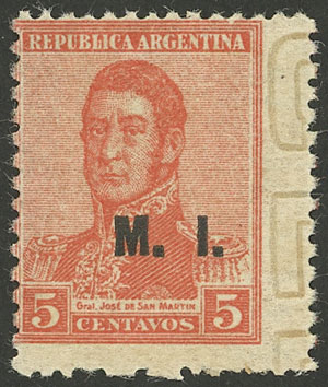 Lot 224 - Argentina official stamps - Guillermo Jalil - Philatino Auction # 2327 ARGENTINA: Special July auction Lot 224 - Argentina official stamps - Guillermo Jalil - Philatino Auction # 2327 ARGENTINA: Special July auction