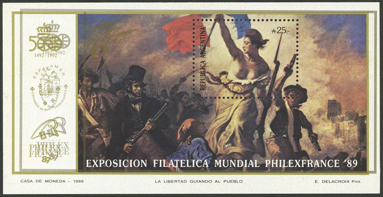 Lot 205 - Argentina souvenir sheets - Guillermo Jalil - Philatino Auction # 2327 ARGENTINA: Special July auction Lot 205 - Argentina souvenir sheets - Guillermo Jalil - Philatino Auction # 2327 ARGENTINA: Special July auction
