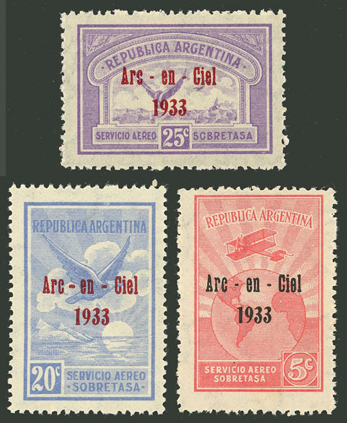 Lot 201 - Argentina airmail - private issue - Guillermo Jalil - Philatino Auction # 2327 ARGENTINA: Special July auction Lot 201 - Argentina airmail - private issue - Guillermo Jalil - Philatino Auction # 2327 ARGENTINA: Special July auction