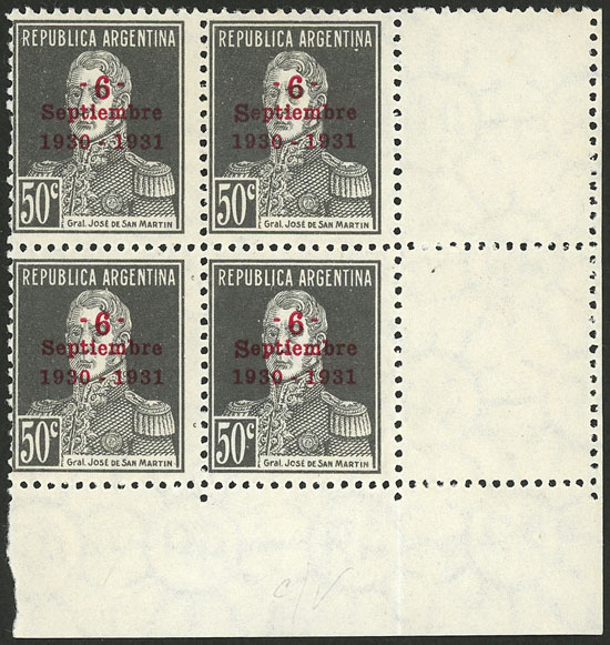 Lot 87 - Argentina general issues - Guillermo Jalil - Philatino Auction # 2327 ARGENTINA: Special July auction Lot 87 - Argentina general issues - Guillermo Jalil - Philatino Auction # 2327 ARGENTINA: Special July auction