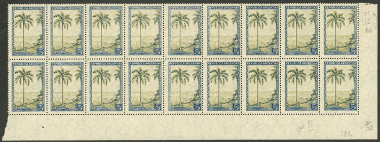 Lot 95 - Argentina general issues - Guillermo Jalil - Philatino Auction # 2327 ARGENTINA: Special July auction Lot 95 - Argentina general issues - Guillermo Jalil - Philatino Auction # 2327 ARGENTINA: Special July auction