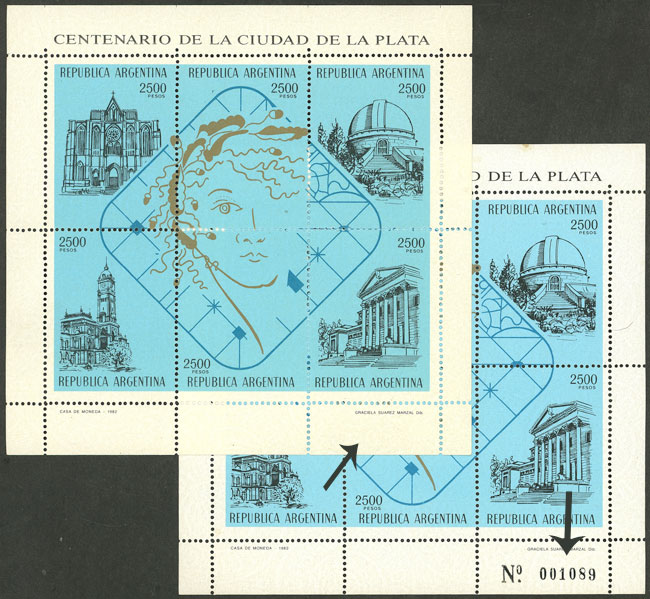 Lot 203 - Argentina souvenir sheets - Guillermo Jalil - Philatino Auction # 2327 ARGENTINA: Special July auction Lot 203 - Argentina souvenir sheets - Guillermo Jalil - Philatino Auction # 2327 ARGENTINA: Special July auction
