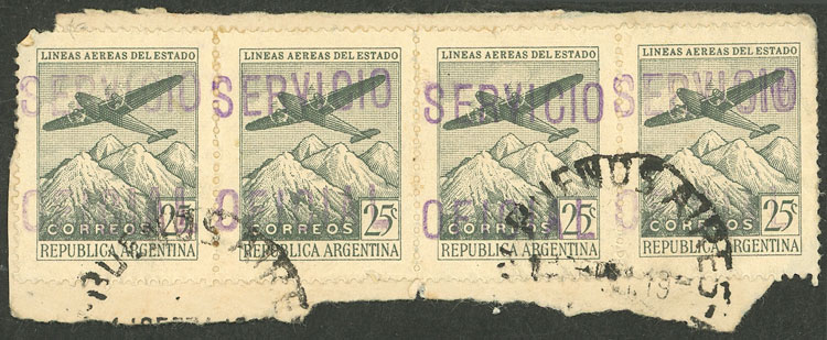 Lot 247 - Argentina official stamps -  Guillermo Jalil - Philatino Auction # 2327 ARGENTINA: Special July auction