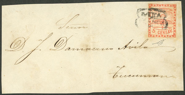 Lot 39 - Argentina confederation - Guillermo Jalil - Philatino Auction # 2327 ARGENTINA: Special July auction Lot 39 - Argentina confederation - Guillermo Jalil - Philatino Auction # 2327 ARGENTINA: Special July auction
