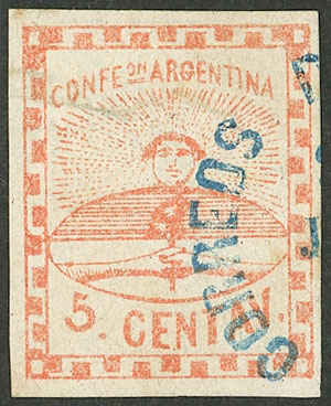 Lot 30 - Argentina confederation - Guillermo Jalil - Philatino Auction # 2327 ARGENTINA: Special July auction Lot 30 - Argentina confederation - Guillermo Jalil - Philatino Auction # 2327 ARGENTINA: Special July auction