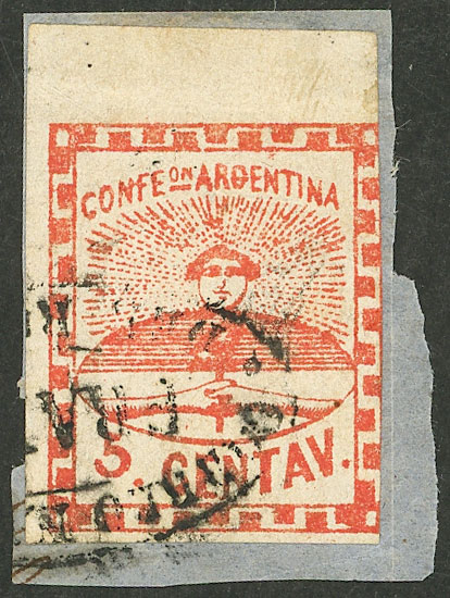 Lot 33 - Argentina confederation - Guillermo Jalil - Philatino Auction # 2327 ARGENTINA: Special July auction Lot 33 - Argentina confederation - Guillermo Jalil - Philatino Auction # 2327 ARGENTINA: Special July auction