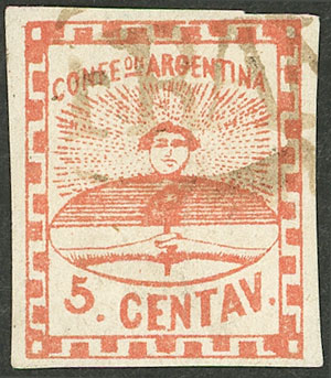 Lot 32 - Argentina confederation - Guillermo Jalil - Philatino Auction # 2327 ARGENTINA: Special July auction Lot 32 - Argentina confederation - Guillermo Jalil - Philatino Auction # 2327 ARGENTINA: Special July auction