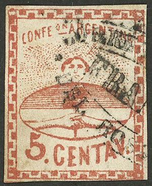 Lot 18 - Argentina confederation - Guillermo Jalil - Philatino Auction # 2328 ARGENTINA: Special July auction (second part) Lot 18 - Argentina confederation - Guillermo Jalil - Philatino Auction # 2328 ARGENTINA: Special July auction (second part)