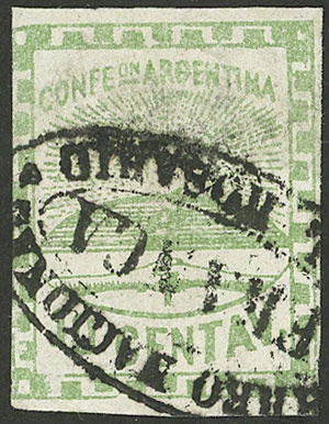 Lot 13 - Argentina confederation - Guillermo Jalil - Philatino Auction # 2328 ARGENTINA: Special July auction (second part) Lot 13 - Argentina confederation - Guillermo Jalil - Philatino Auction # 2328 ARGENTINA: Special July auction (second part)