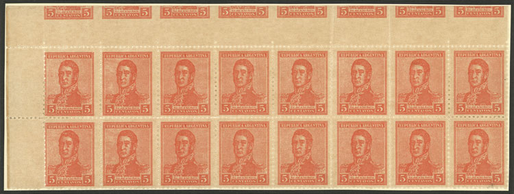 Lot 111 - Argentina general issues -  Guillermo Jalil - Philatino Auction # 2328 ARGENTINA: Special July auction (second part)