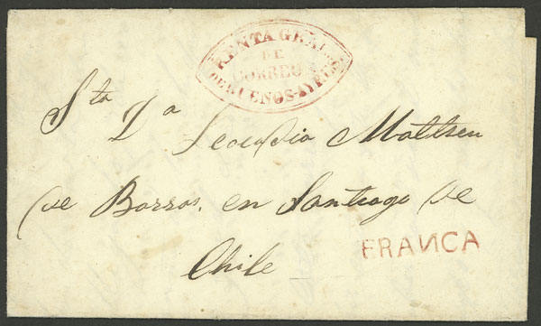 Lot 218 - Argentina PRE STAMP MAIL - Guillermo Jalil - Philatino Auction # 2328 ARGENTINA: Special July auction (second part) Lot 218 - Argentina PRE STAMP MAIL - Guillermo Jalil - Philatino Auction # 2328 ARGENTINA: Special July auction (second part)