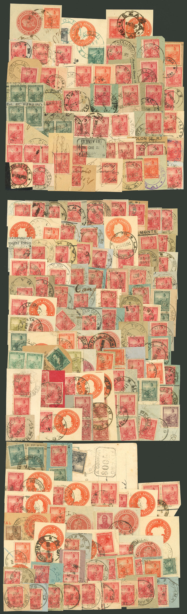 Lot 101 - Argentina general issues -  Guillermo Jalil - Philatino Auction # 2328 ARGENTINA: Special July auction (second part)