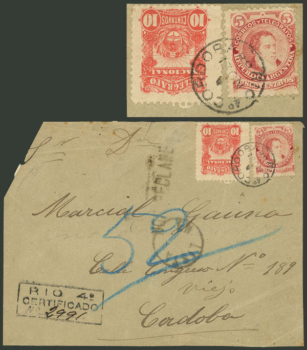 Lot 199 - Argentina telegraph stamps - Guillermo Jalil - Philatino Auction # 2328 ARGENTINA: Special July auction (second part) Lot 199 - Argentina telegraph stamps - Guillermo Jalil - Philatino Auction # 2328 ARGENTINA: Special July auction (second part)