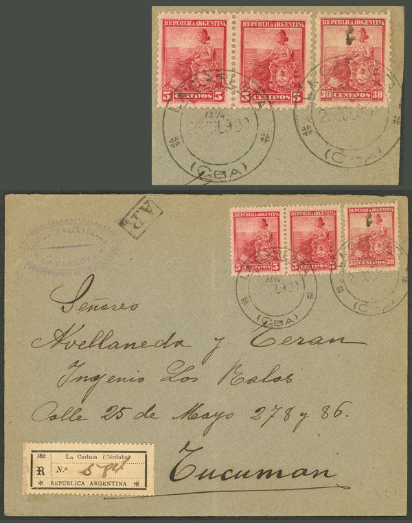 Lot 221 - Argentina postal history - Guillermo Jalil - Philatino Auction # 2328 ARGENTINA: Special July auction (second part) Lot 221 - Argentina postal history - Guillermo Jalil - Philatino Auction # 2328 ARGENTINA: Special July auction (second part)