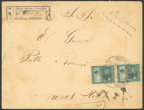 Lot 224 - Argentina postal history - Guillermo Jalil - Philatino Auction # 2328 ARGENTINA: Special July auction (second part) Lot 224 - Argentina postal history - Guillermo Jalil - Philatino Auction # 2328 ARGENTINA: Special July auction (second part)