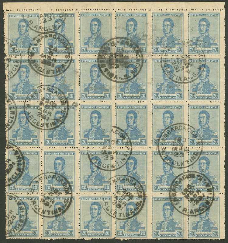 Lot 117 - Argentina general issues -  Guillermo Jalil - Philatino Auction # 2328 ARGENTINA: Special July auction (second part)