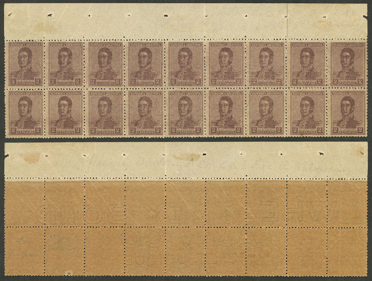 Lot 112 - Argentina general issues -  Guillermo Jalil - Philatino Auction # 2328 ARGENTINA: Special July auction (second part)
