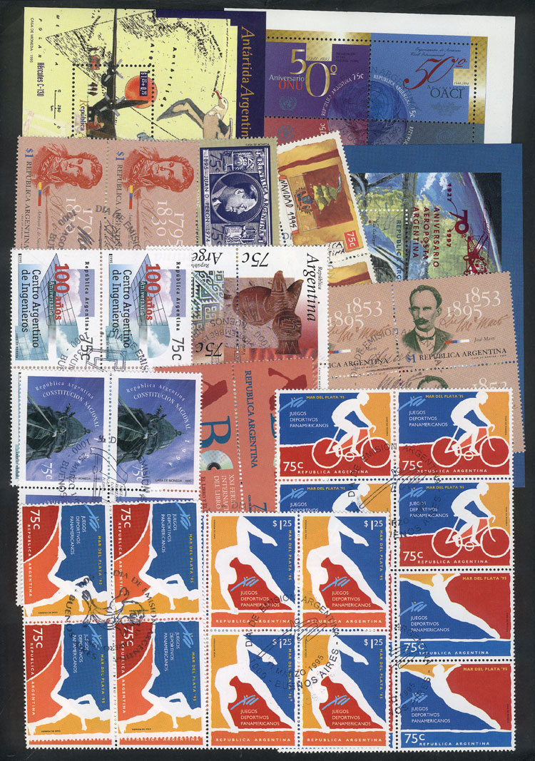 Lot 1014 - Argentina general issues -  Guillermo Jalil - Philatino Auction # 2339 ARGENTINA: Budget auction with very good material of all periods, including rarities!