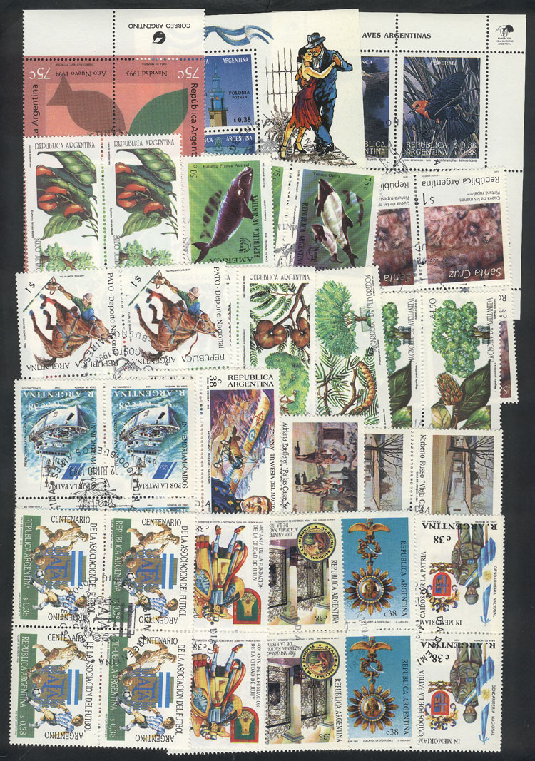 Lot 1008 - Argentina general issues -  Guillermo Jalil - Philatino Auction # 2339 ARGENTINA: Budget auction with very good material of all periods, including rarities!