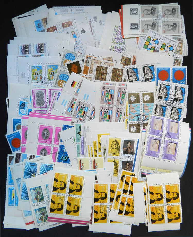 Lot 1487 - Argentina Lots and Collections -  Guillermo Jalil - Philatino Auction # 2339 ARGENTINA: Budget auction with very good material of all periods, including rarities!