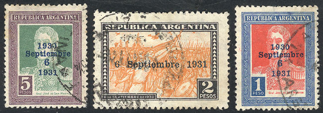 Lot 291 - Argentina general issues -  Guillermo Jalil - Philatino Auction # 2339 ARGENTINA: Budget auction with very good material of all periods, including rarities!