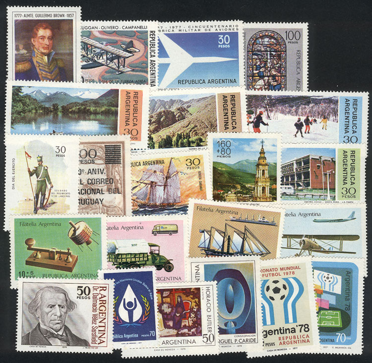 Lot 934 - Argentina general issues -  Guillermo Jalil - Philatino Auction # 2339 ARGENTINA: Budget auction with very good material of all periods, including rarities!