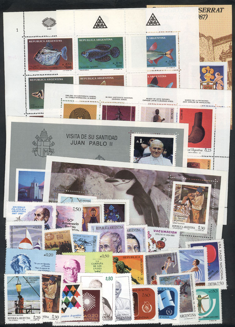 Lot 992 - Argentina general issues -  Guillermo Jalil - Philatino Auction # 2339 ARGENTINA: Budget auction with very good material of all periods, including rarities!